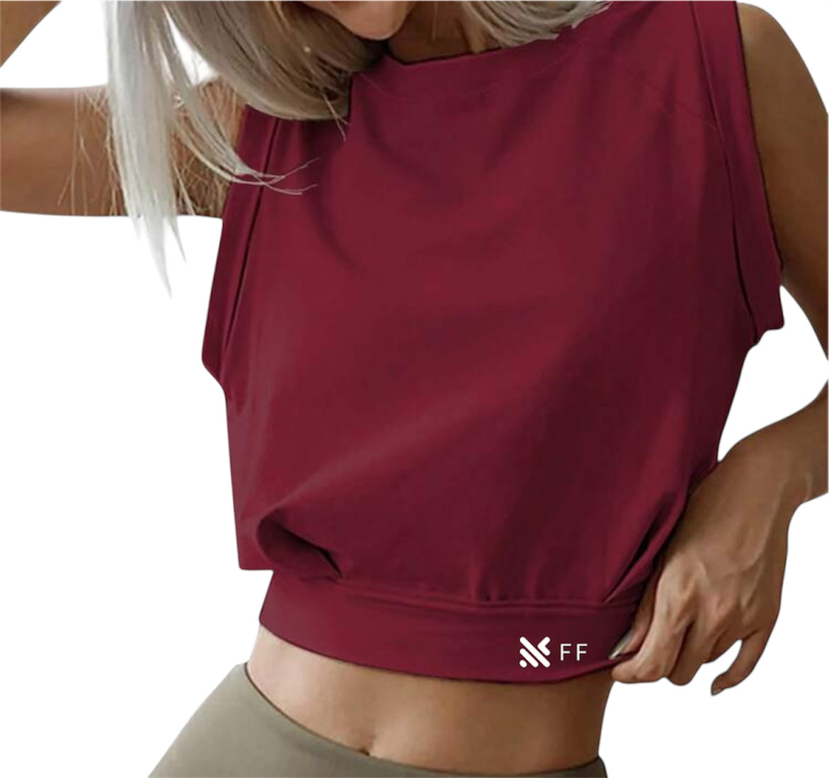 Sleeveless Crop Top