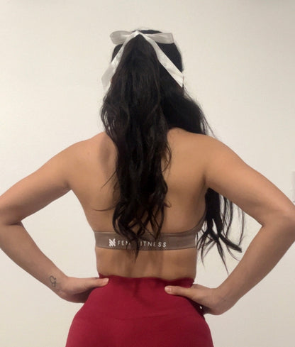 Mocha Halter Bra