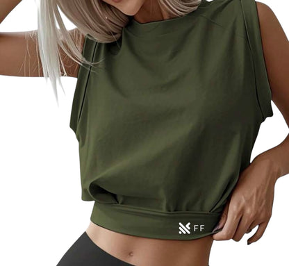 Sleeveless Crop Top